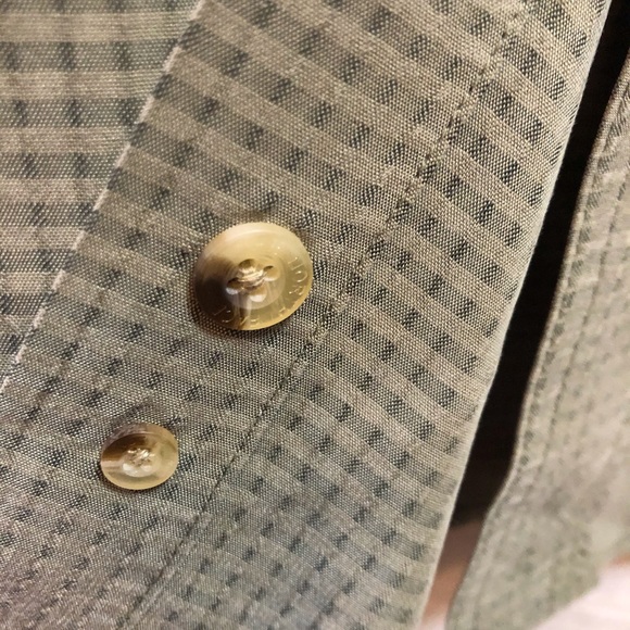 The North Face Button Down Green Size L #2192 - Picture 6 of 8